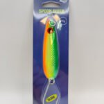 SEÑUELO RAGOT CUCHARA SPOON DIVER 11 G / FTG / NARANJO AMARILLO VERDE