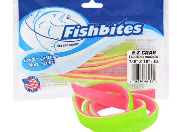 FISHBITES E-Z Crab Electric Chicken 1/2" x 12" 2ct