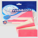 FISHBITES E-Z Pro Squid - Pink / White 1 1/2" x 4" 4ct