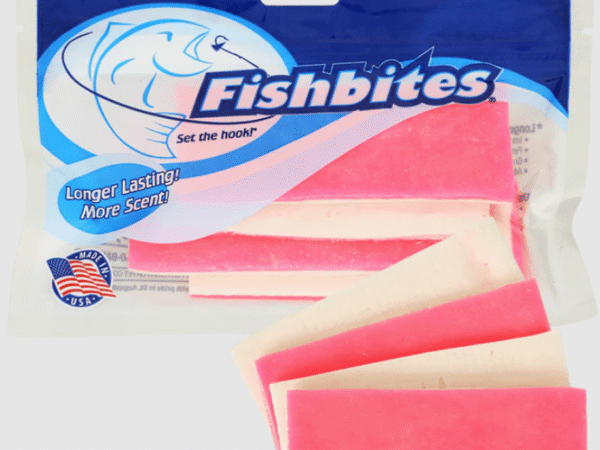 FISHBITES E-Z Pro Squid - Pink / White 1 1/2" x 4" 4ct