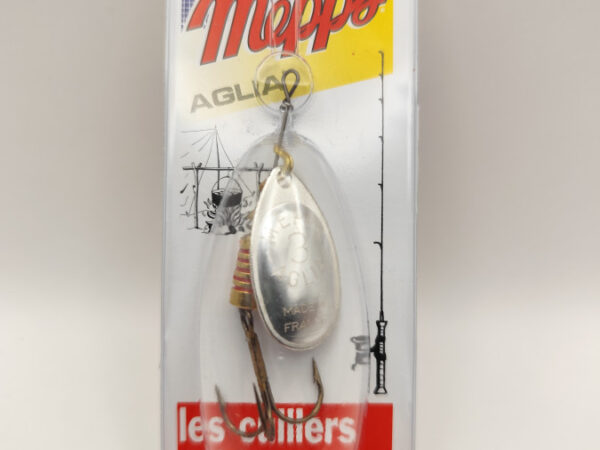 SEÑUELO MEPPS SPINNER AGLIA SILVER N°3 / ARGENT