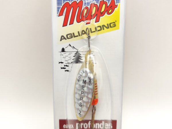 SEÑUELO MEPPS SPINNER AGLIA LONGUE RAINBO N°2 / OR