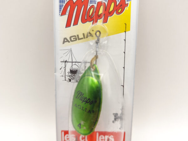 SEÑUELO MEPPS SPINNER AGLIA PLATIUM N°4 / VERT / OR / VERDE ORO