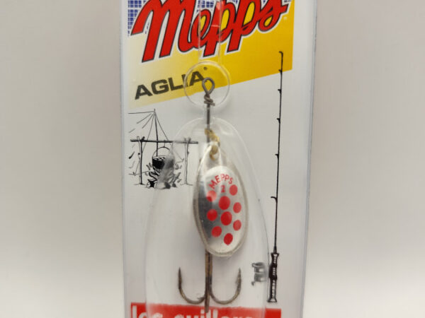SEÑUELO MEPPS SPINNER AGLIA POINTS ROUGE N°2 / ARGENT