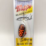 SEÑUELO MEPPS SPINNER BLACK FURY ORANGE N°4 / ARGENT
