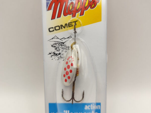 SEÑUELO MEPPS SPINNER COMET POINTS ROUGES N°2 / ARGENT