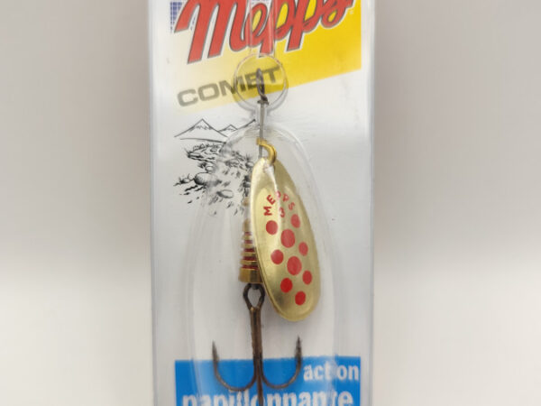 SEÑUELO MEPPS SPINNER COMET POINTS ROUGES N°3 / OR