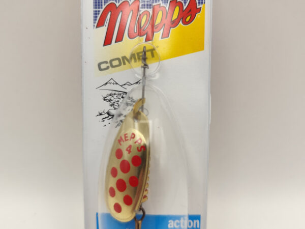 SEÑUELO MEPPS SPINNER COMET POINTS ROUGES N°4 / OR
