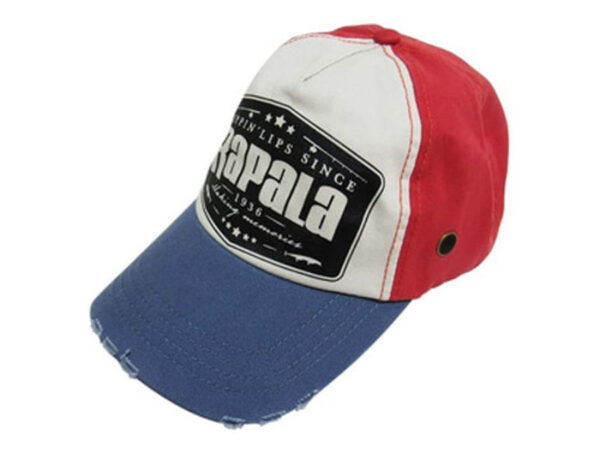 RAPALA GORRO BLANCO AZUL ROJO