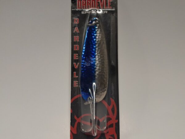 CUCHARA 49GR AZUL Y PLATEADO DARDEVLE