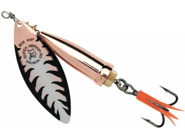 SPINNER CHASER SALMON N°6 SUPER VIBRAX 1-3/16 / 33G COPPER TIGER BLUEFOX
