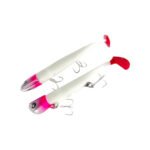SAKANA SEÑUELO CANDY TAIL 40G WHITE RED