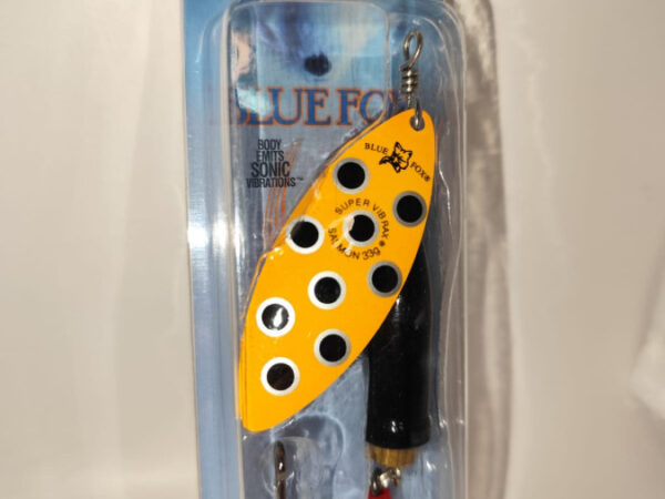 SPINNER CHASER SALMON N°6 SUPER VIBRAX 1-3/16 / 33G ORANGE BLACK SPOT
