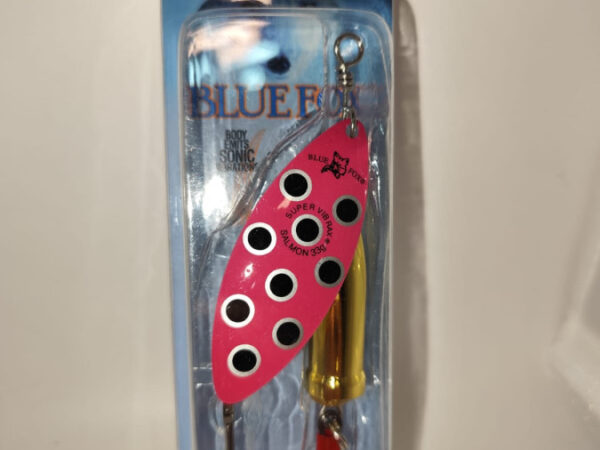 SPINNER CHASER SALMON N°6 SUPER VIBRAX 1-3/16 / 33G PINK BLK GOLD