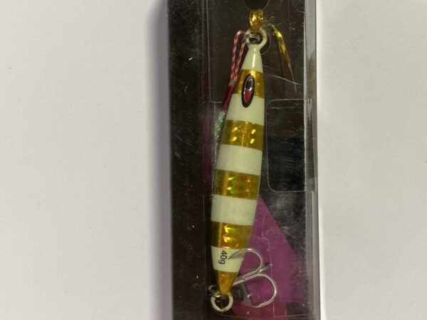 DEFENSOR CHISPA DE JIG 40G RAYA DORADO