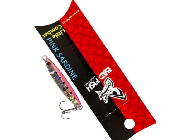 MICRO JIG LITTLE COMBAT PINK SARDINE 10 GRS BAD FISH