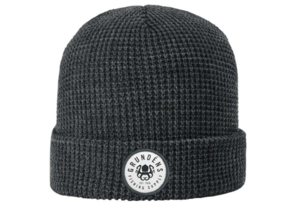 Grundens Gorro / Kraken Waffle Beanie Heather Charcoal