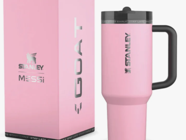 Stanley Quencher Protour Tumbler / 1.18 L / 40 Oz / Pink Messi x Stanley