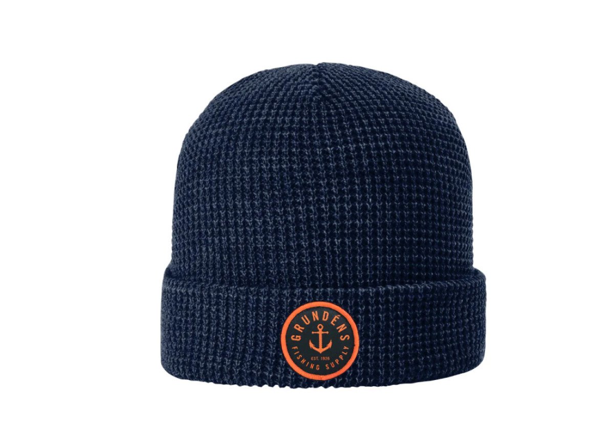 GRUNDENS20Anchor20Waffle20Beanie20Navy.jpg Grundens Gorro / Anchor Waffle Beanie Navy - Imagen 1