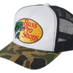 Bass Pro Shop Gorro / Jockey Leaping Bass Logo / Camo