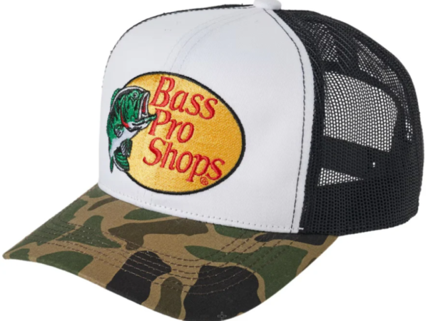 Bass Pro Shop Gorro / Jockey Leaping Bass Logo / Camo