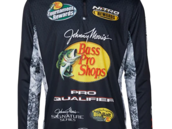 Bass Pro Shop Polera Pesca Competicion Negra L