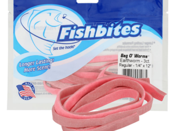 FISHBITES E-Z BLOODWORM REGULAR 1/4" X 12"