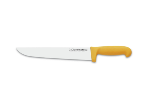 3 Claveles Cuchillo 26 cm Mango amarillo