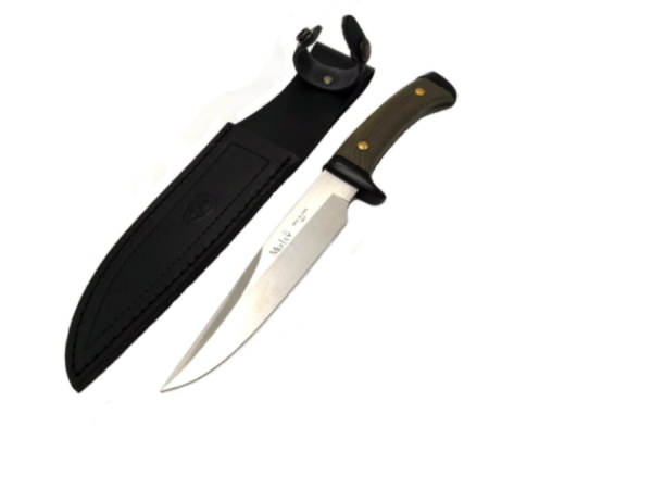 CUCHILLO ARTESANAL MANGO VERDE 3162 MUELA