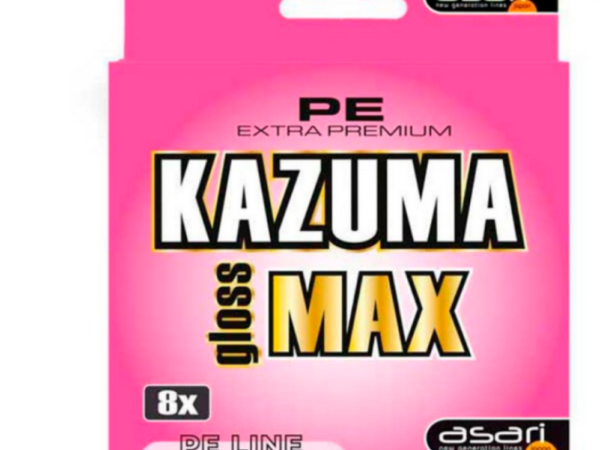 Multifilamento 8x Kazuma Gloss Max 0.10mm / 9.09Kg - 20 lbs PE 0.8 (150 mts)