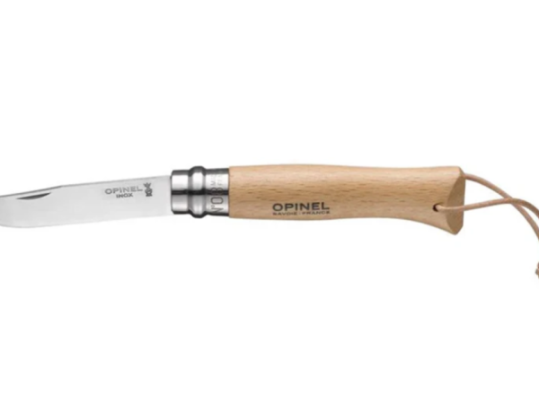CUCHILLO C LAZO DE CUERO N°8 OPINEL