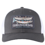 GRUNDENS GORRO / JOCKEY DRIFT BOAT TRUCKER CHARCOAL / WHITE