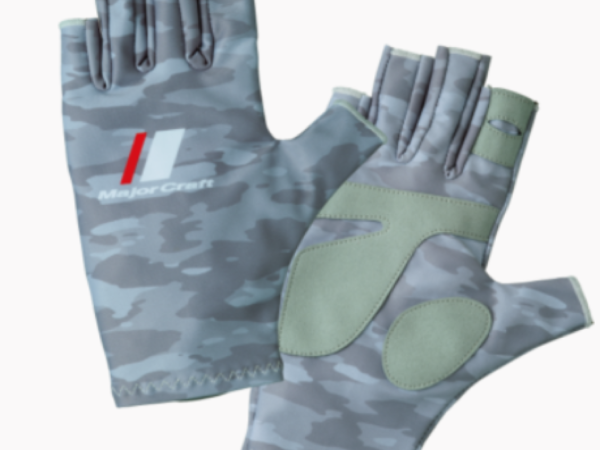 MajorCraft Guante Summer Gloves UV / LL GY Gris Camo