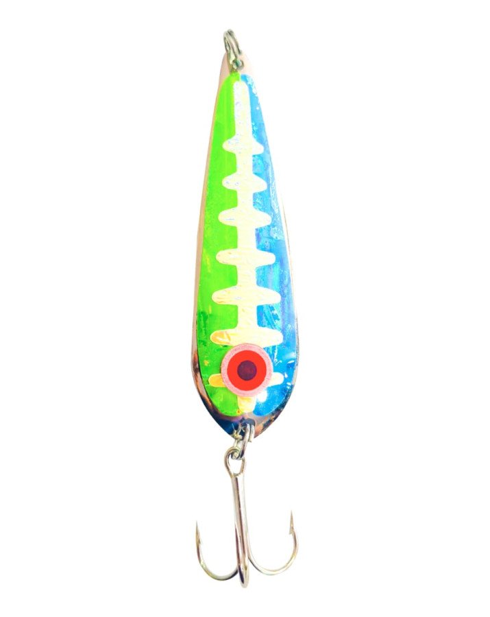 FALCON20CLAW20TROLLING20BLUE20GREEN20WHITE2005.jpg Falcon Claw Cuchara Trolling 96mm / 10g / #05 Blue Green White - Imagen 1