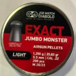 POSTONES - EXACT JUMBO MONSTER 5.5MM 20,83GR 200 PSC JSB DIABLO LIGHT