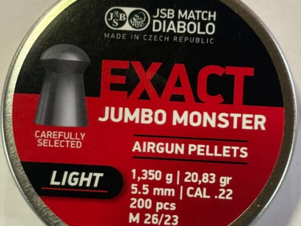 POSTONES - EXACT JUMBO MONSTER 5.5MM 20,83GR 200 PSC JSB DIABLO LIGHT