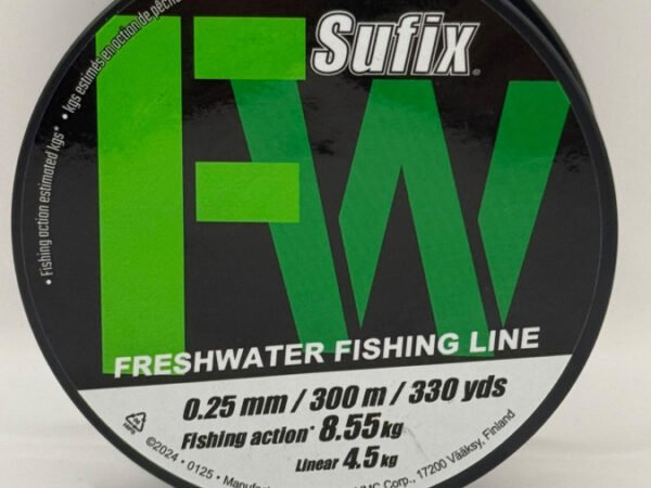 Sufix Nylon / Monofilamento FW 0.25 mm / 300 mts / 8.5 Kg