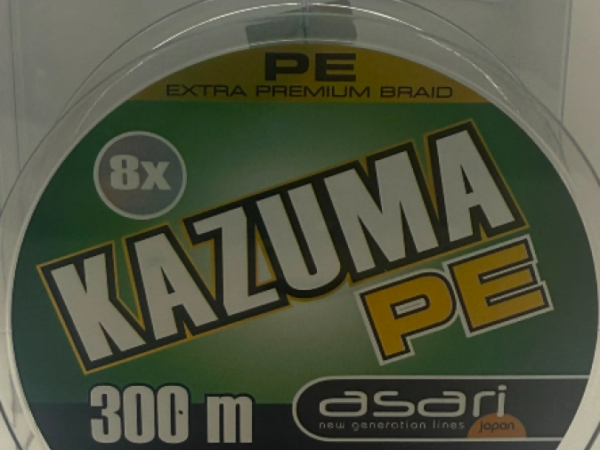 MULTIFILAMENTO 8X PE 0,12 MM 300 MTS 7,0 KG KAZUMA