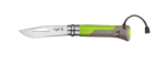 CUCHILLO OUTDOOR C SILBATO N°8 VERDE OPINEL