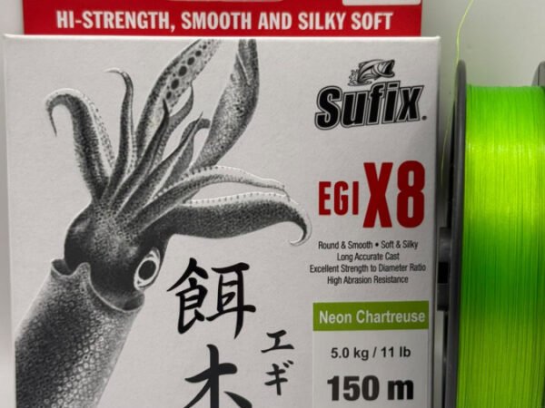 MULTIFILAMENTO EGI X-8 150- MT   5.0 KG  0.104 mm / SUFIX
