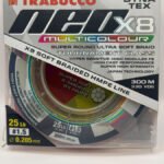 MULTIFILAMENTO / NEO X8 TRENZADO MULTICOLOR 25LB 1.5 0.205MM 300M / TRABUCCO
