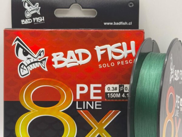 MULTIFILAMENTO/ X8 150MTS / #0.3 / 0.08 MM 7BAD FISH