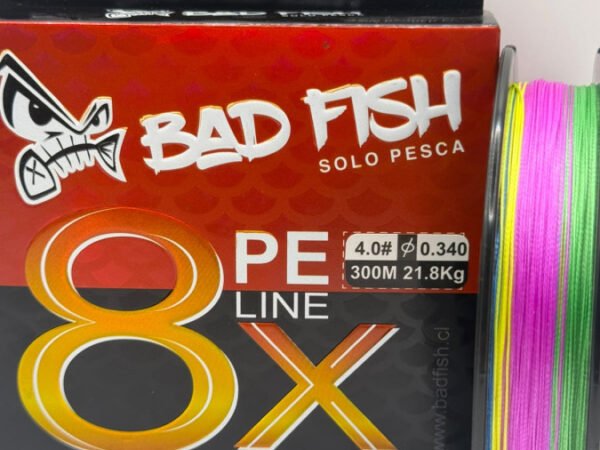 MULTIFILAMENTO / X8 4 300MTS 0.340 MM  /BAD FISH