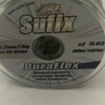 NYLON DURAFLEX 0.25MM 7KG 100M LOW-VIS GREEN/ SUFIX