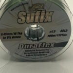 NYLON DURAFLEX 0.45MM 18.2KG 100M LOW-VIS GREEN SUFIX