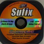 NYLON MONOFILAMENTO SUPREME 0,60 MM 24.O K VERDE 100 MT SUFIX