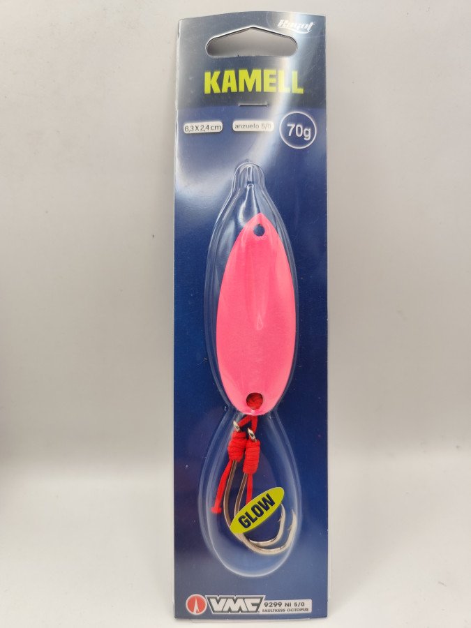 RAGOT20KAMELL2070G20PK7020ROSA.jpg SEÑUELO RAGOT CHISPA KAMELL / CAMELLO 70 G / ROSADA - Imagen 1