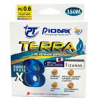 Pioneer Multifilamento Terra x8 / PE 0.6 / 150 mt / 15Lb - 6.8Kg / 0.12mm / Verde oscuro