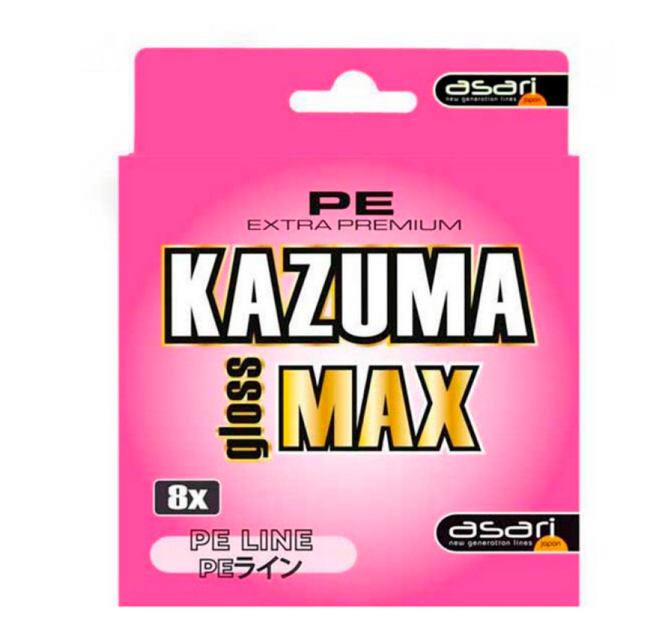 kazuma20gloss.png Multifilamento 8x Kazuma Gloss Max 0.16mm / 15.00Kg - 33 lbs PE 1.5 (300 mt) - Imagen 1