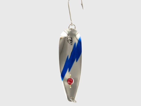 SEÑUELO CUCHARA 9G EVIL EYE PLATA AZUL DARDEVLE
